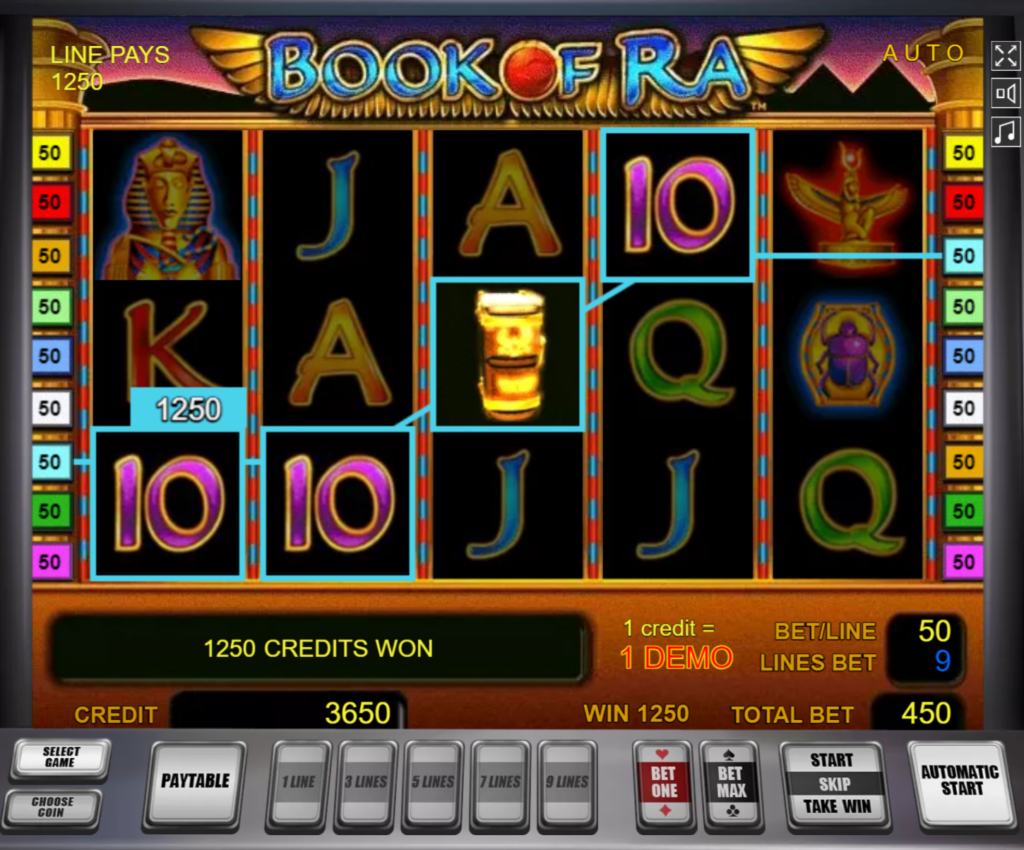 играть онлайн book of ra демо